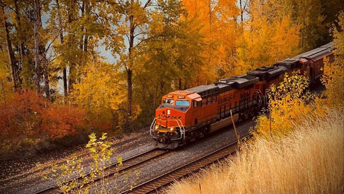 Alexander’s photo that won BNSF Traintober 